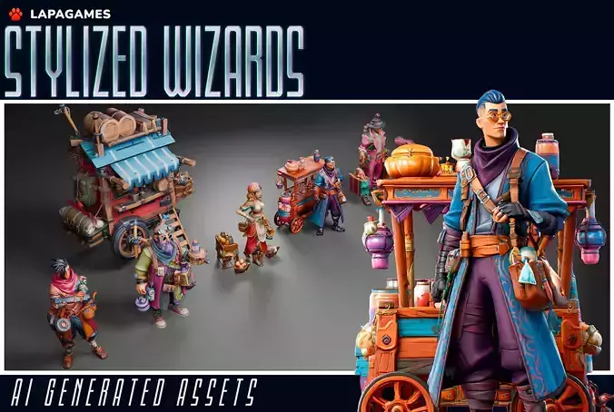 Stylized Wizards