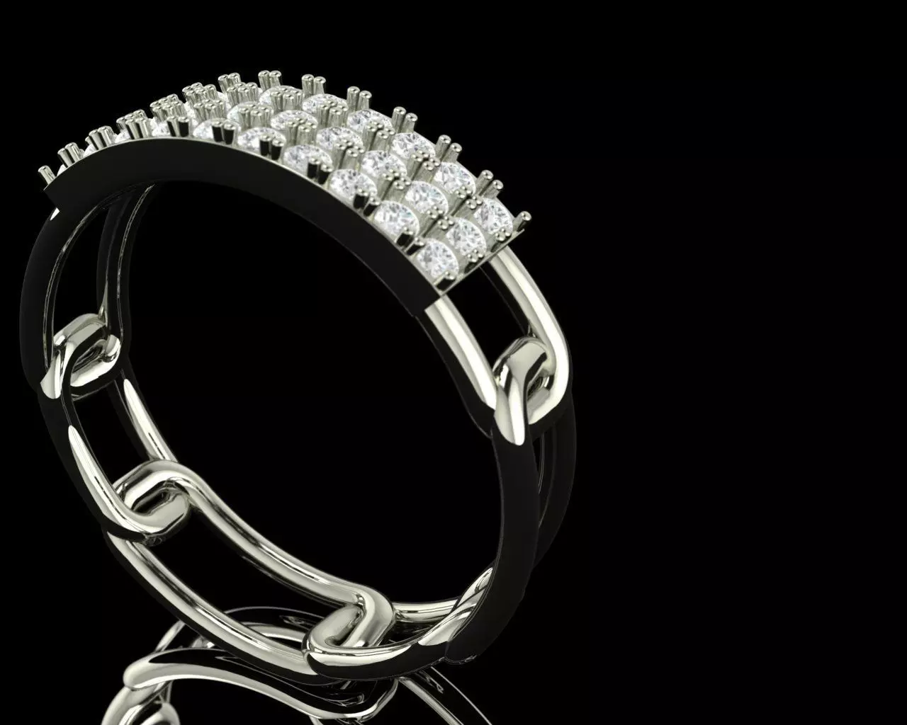 CUBAN RING Free 3D print model