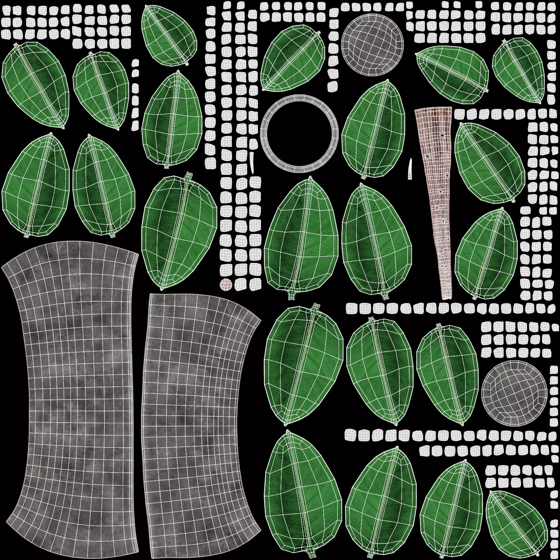 -Ficus in Pot V1- 3D model_8