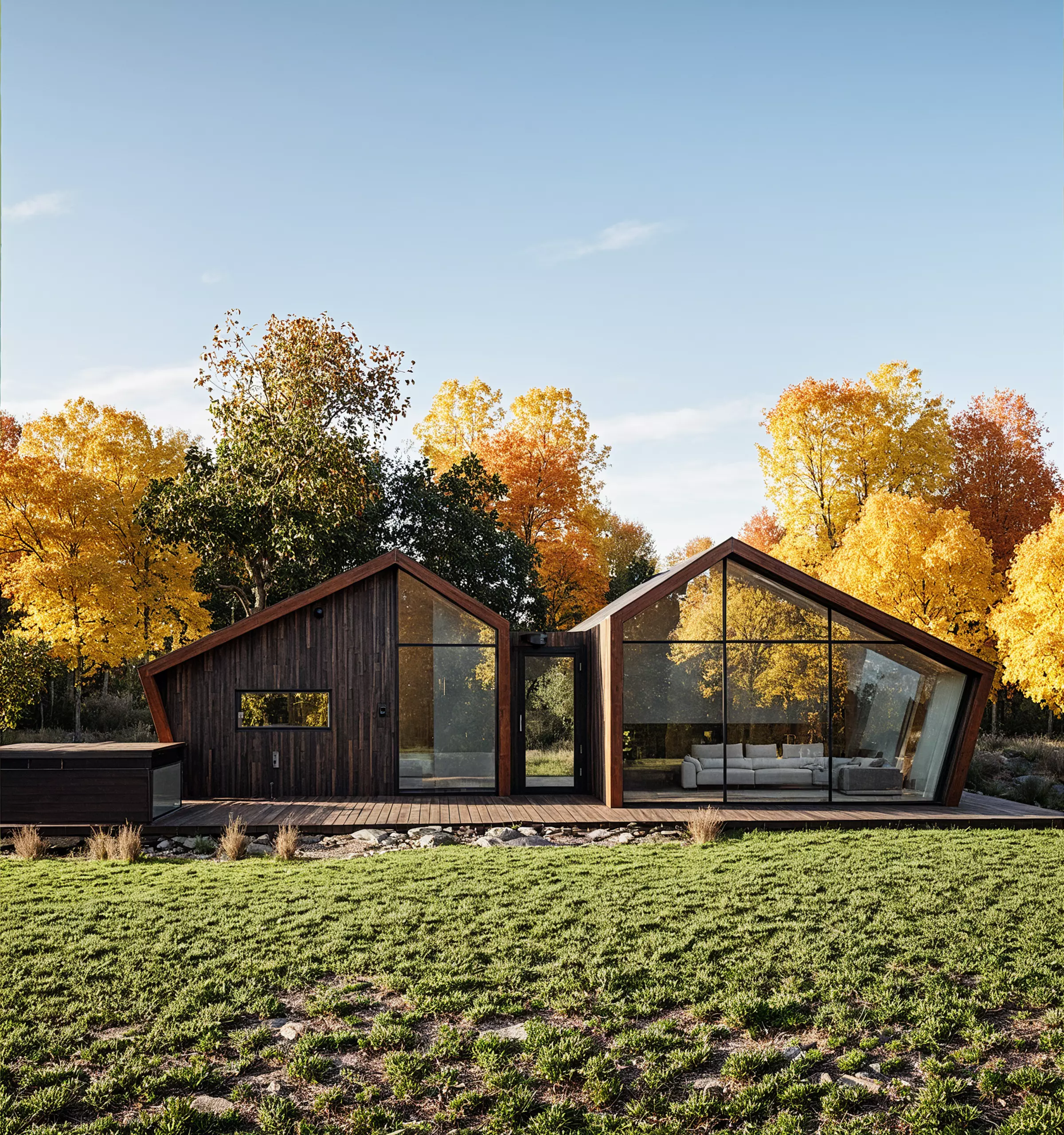 Tiny House 3D Model Modern Architecture IFC SKP OBJ FBX GLB 3D model_2