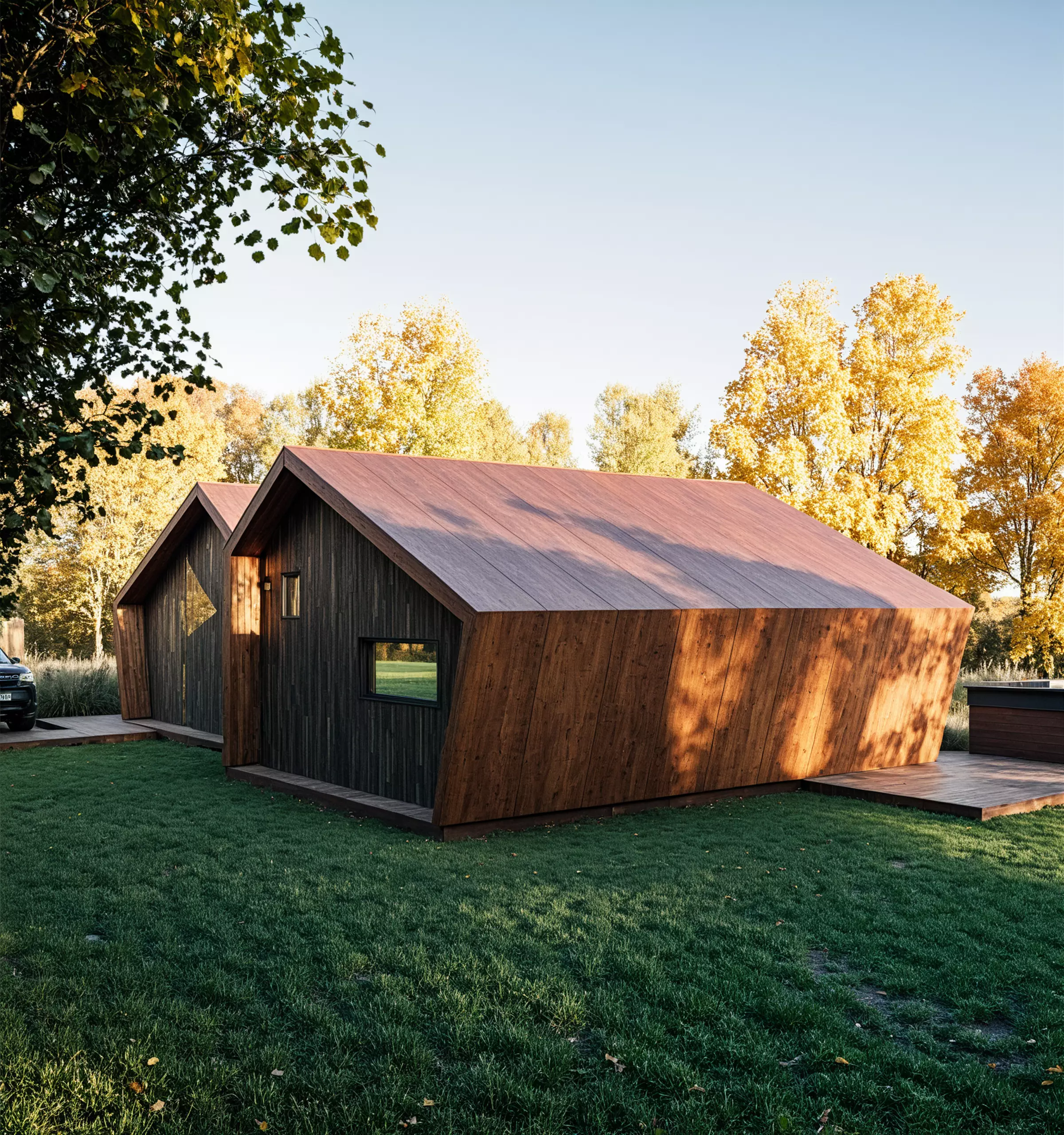 Tiny House 3D Model Modern Architecture IFC SKP OBJ FBX GLB 3D model_7