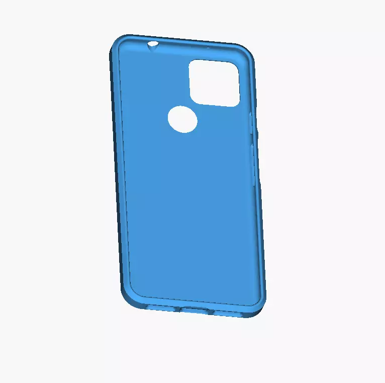 Google Pixel 5a Case v1 3D print model_1