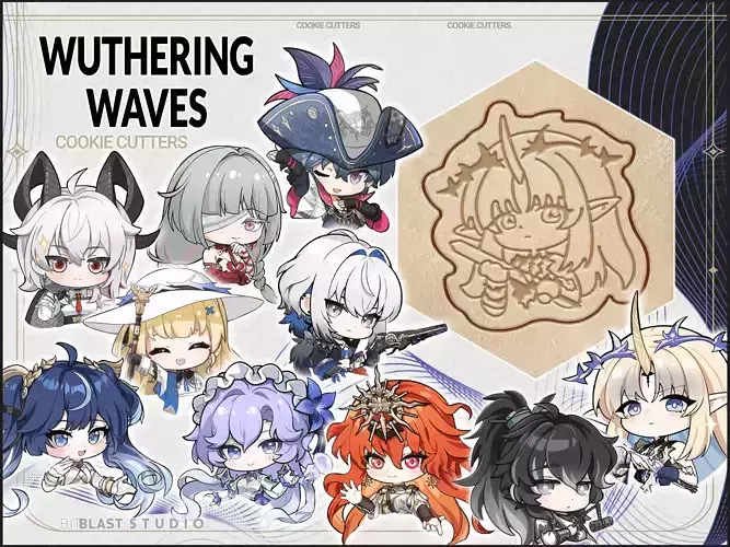 Wuthering Waves Cookie Cutters 2