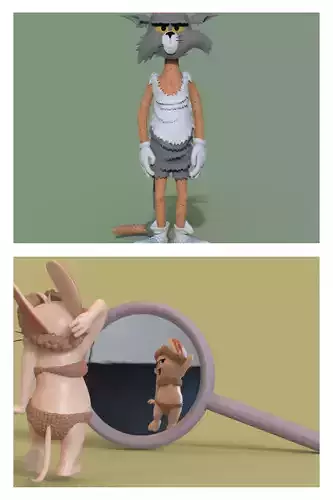 PACK TOM AND JERRY BALDIES-PARTS AND COMPLETE