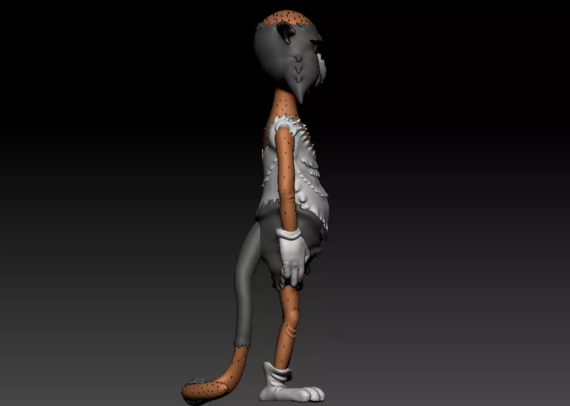 PACK TOM AND JERRY BALDIES-PARTS AND COMPLETE 3D print model_8