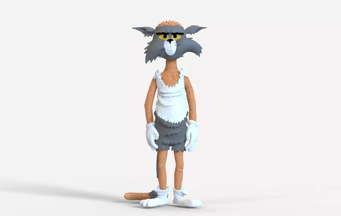 PACK TOM AND JERRY BALDIES-PARTS AND COMPLETE 3D print model_9