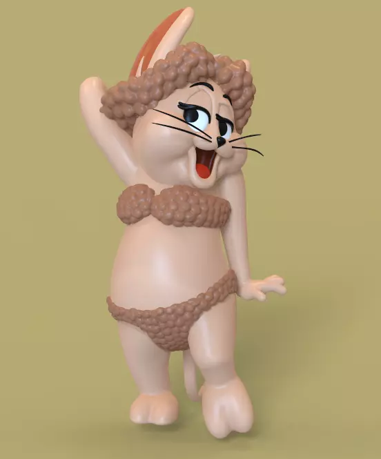 PACK TOM AND JERRY BALDIES-PARTS AND COMPLETE 3D print model_17