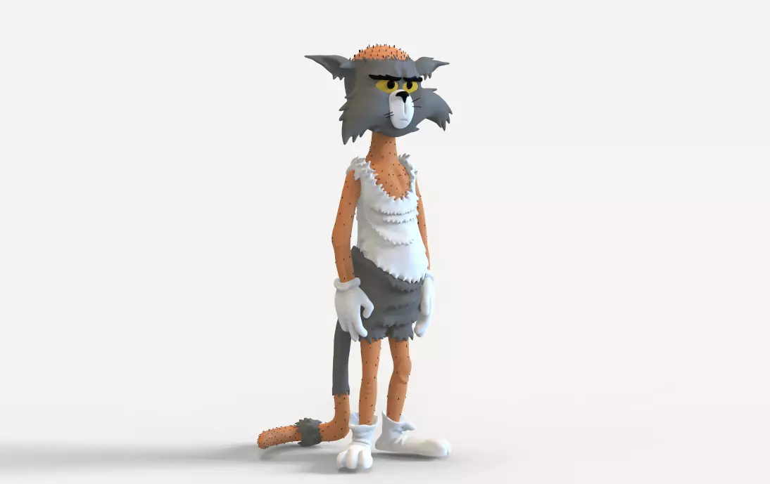 PACK TOM AND JERRY BALDIES-PARTS AND COMPLETE 3D print model_16