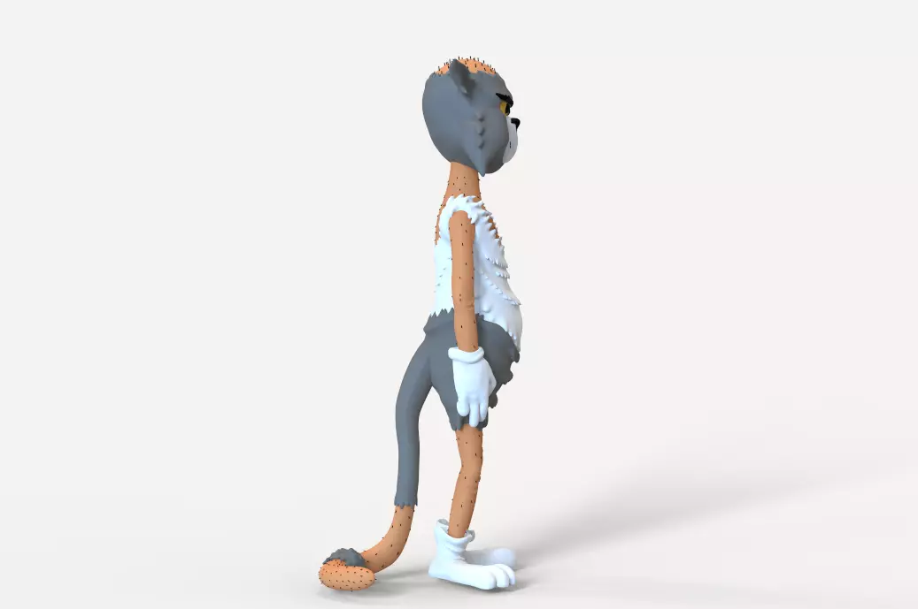 PACK TOM AND JERRY BALDIES-PARTS AND COMPLETE 3D print model_15