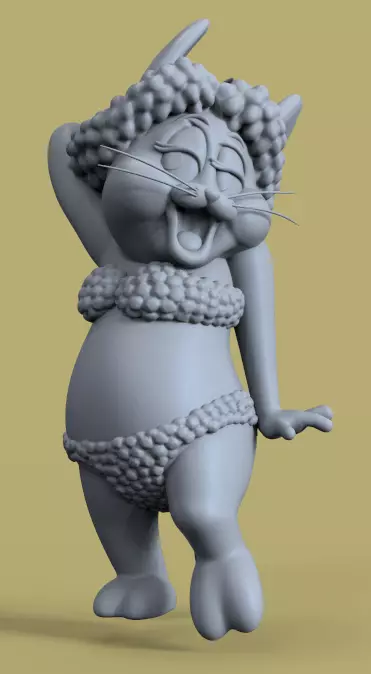 PACK TOM AND JERRY BALDIES-PARTS AND COMPLETE 3D print model_32