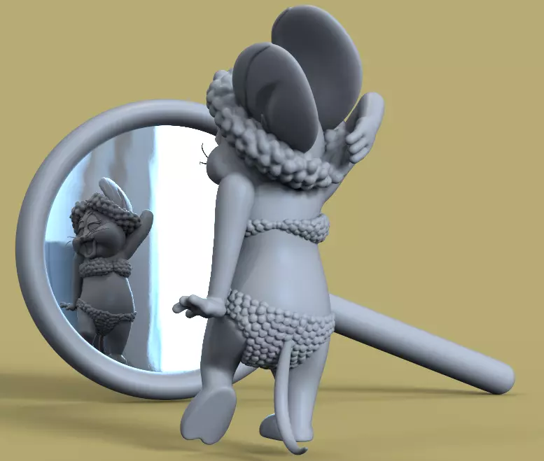 PACK TOM AND JERRY BALDIES-PARTS AND COMPLETE 3D print model_28