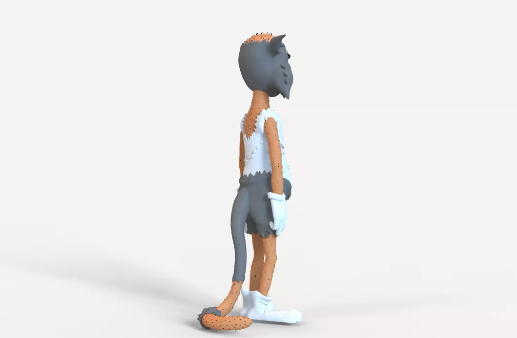 PACK TOM AND JERRY BALDIES-PARTS AND COMPLETE 3D print model_14