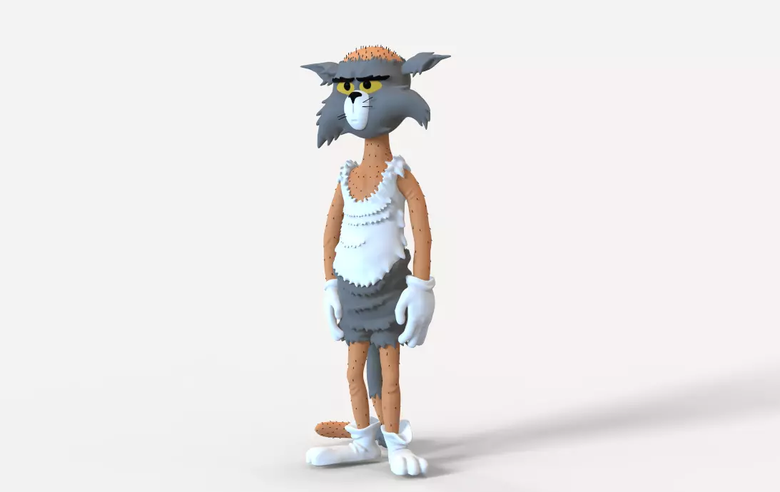 PACK TOM AND JERRY BALDIES-PARTS AND COMPLETE 3D print model_10