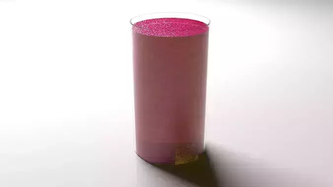 Dragonfruit Juice 3D model 6