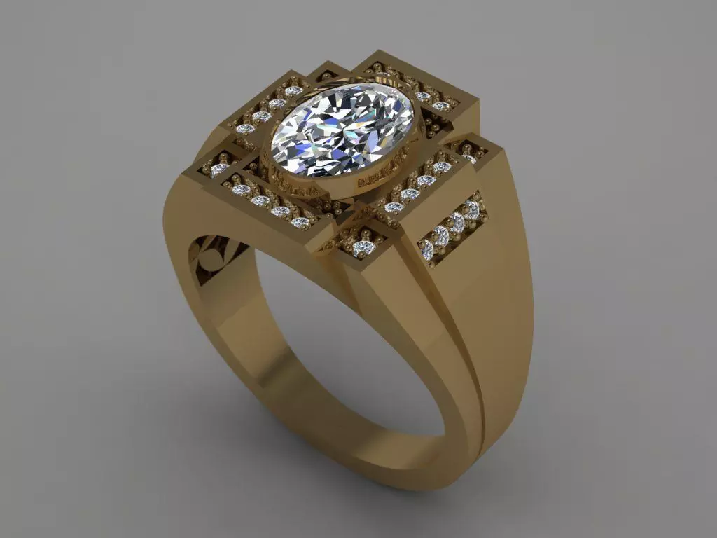 Big ring  3D print model_3