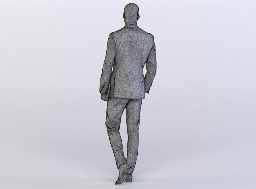 Christopher 0428 Man in a Suit holding a Laptop 3D model_6