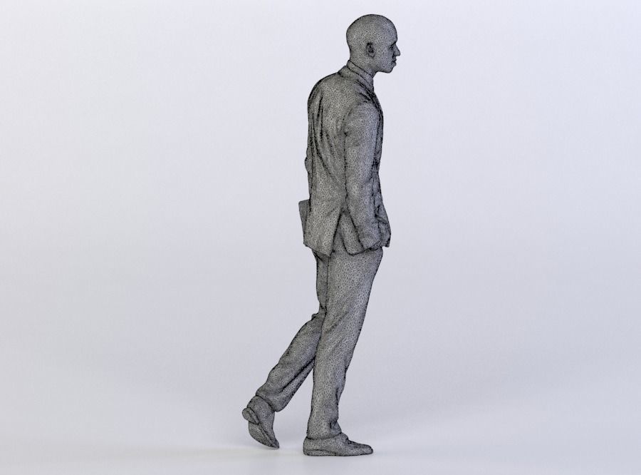 Christopher 0428 Man in a Suit holding a Laptop 3D model_7