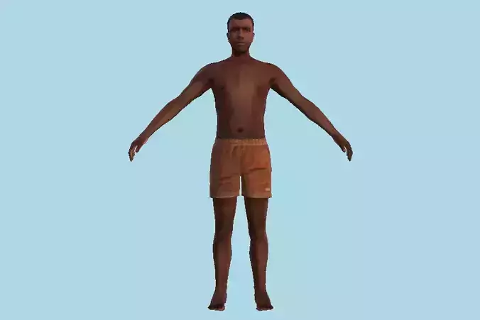 3d Character blackman