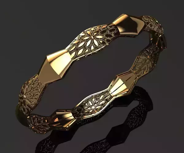 1236 Cone and Barrel Star Filigree 9gm