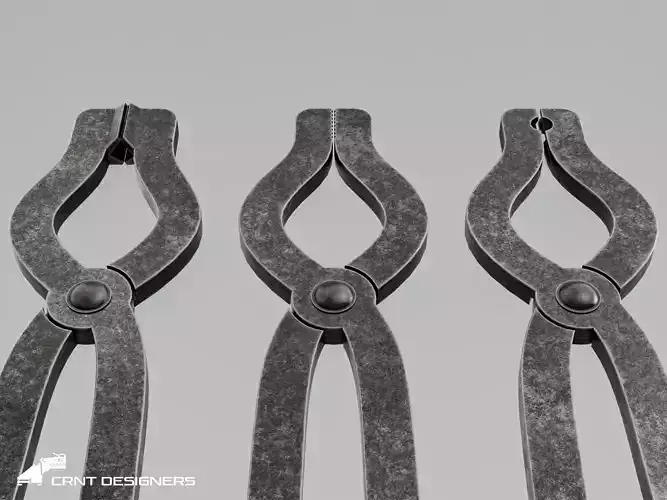 Medieval Blacksmith Tongs