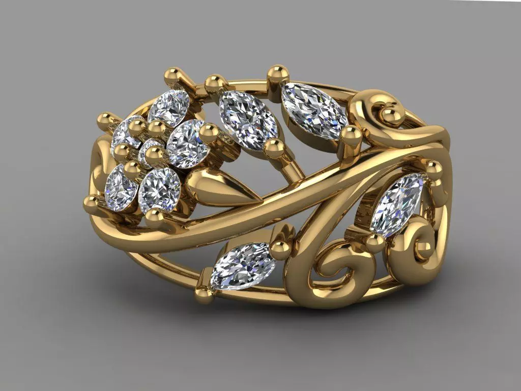 Earing 3D print model_3