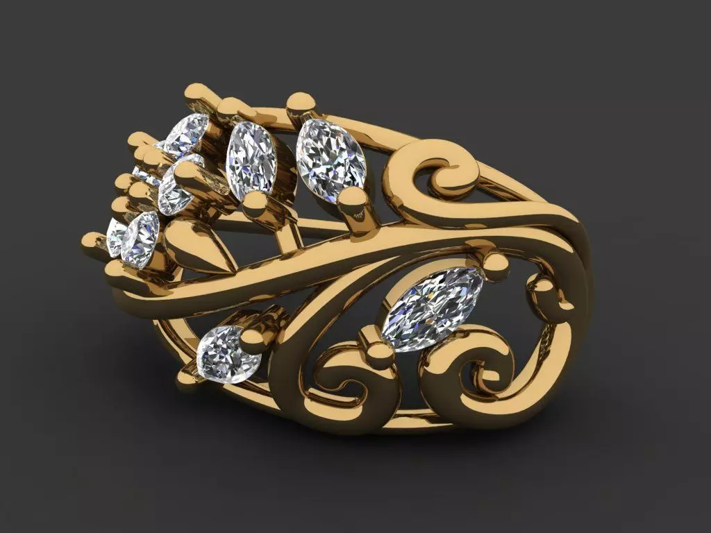 Earing 3D print model_0