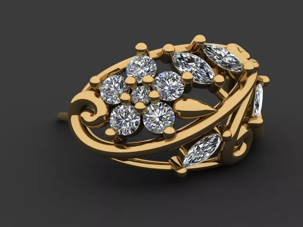 Earing 3D print model_2