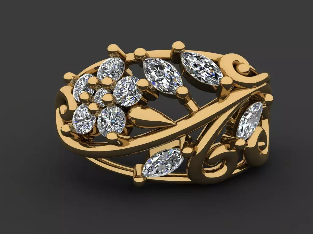 Earing 3D print model_1