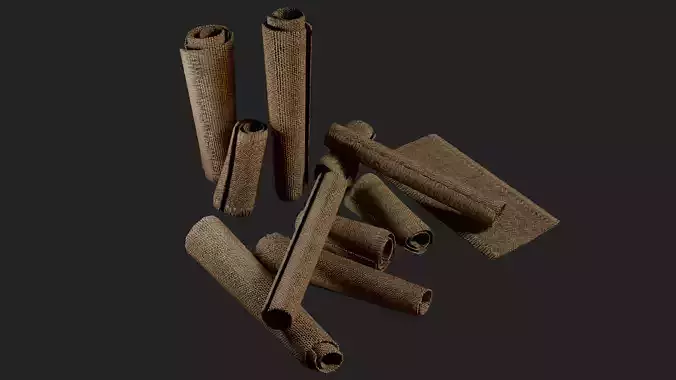 PBR Traditional Woven Floor Mat Game Ready Pack Gundri