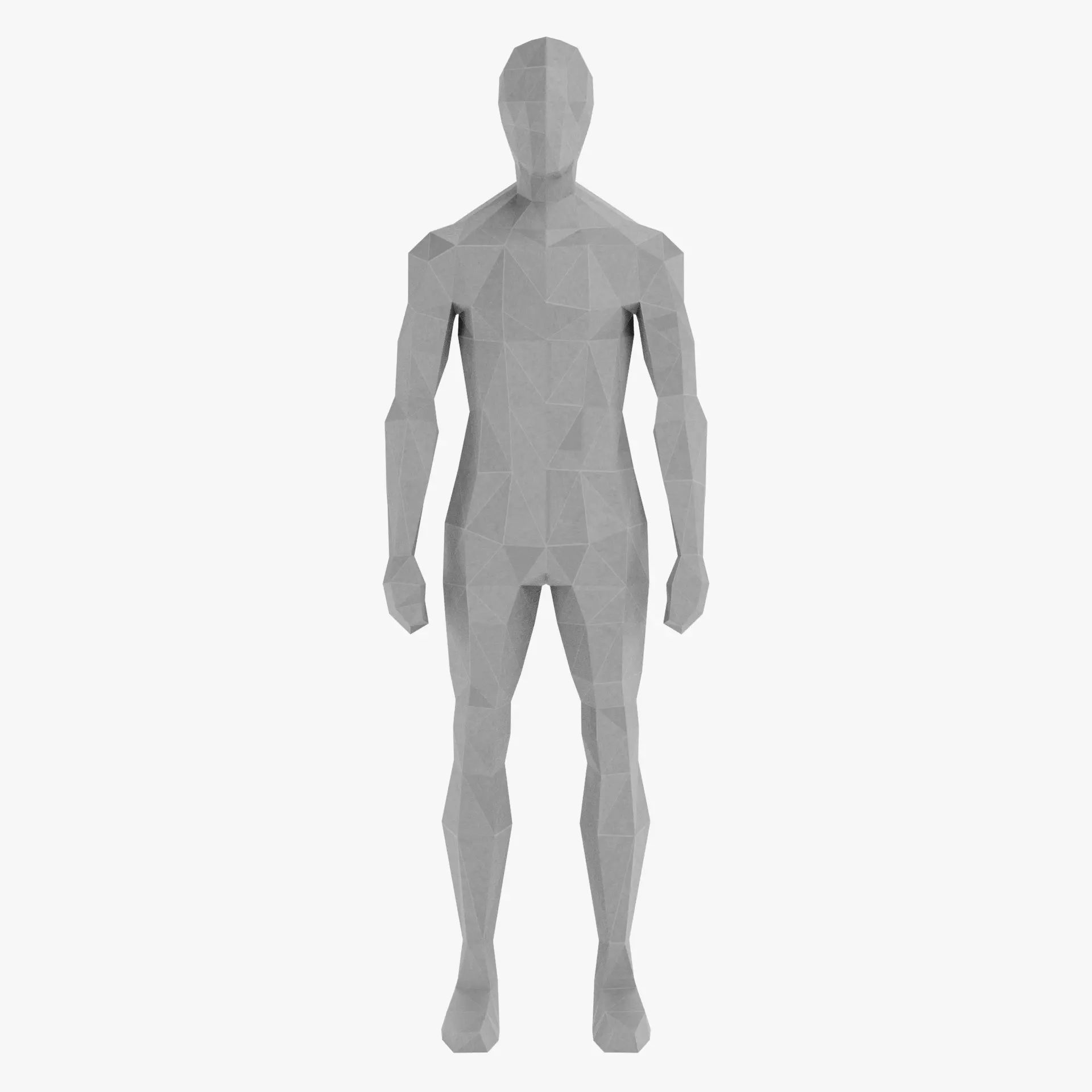 -Low Polygon Male Character- Low-poly 3D model_13