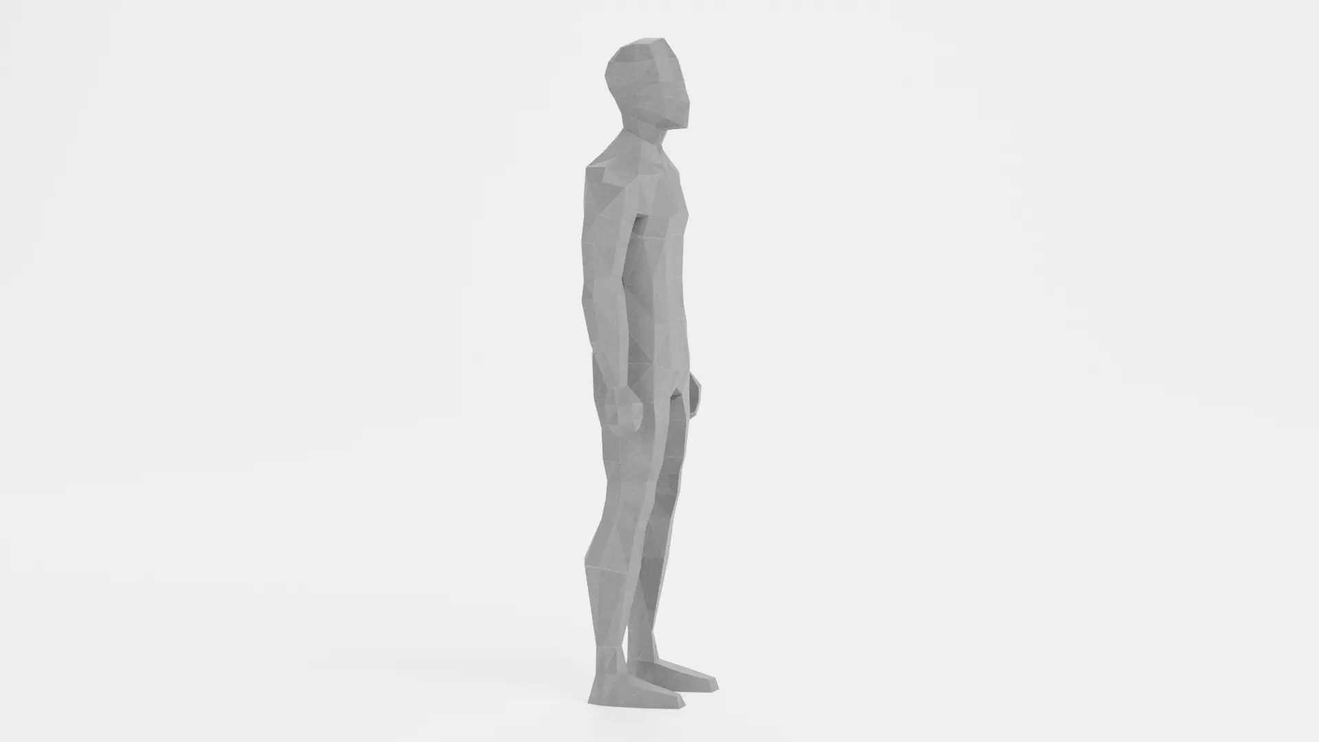 -Low Polygon Male Character- Low-poly 3D model_2