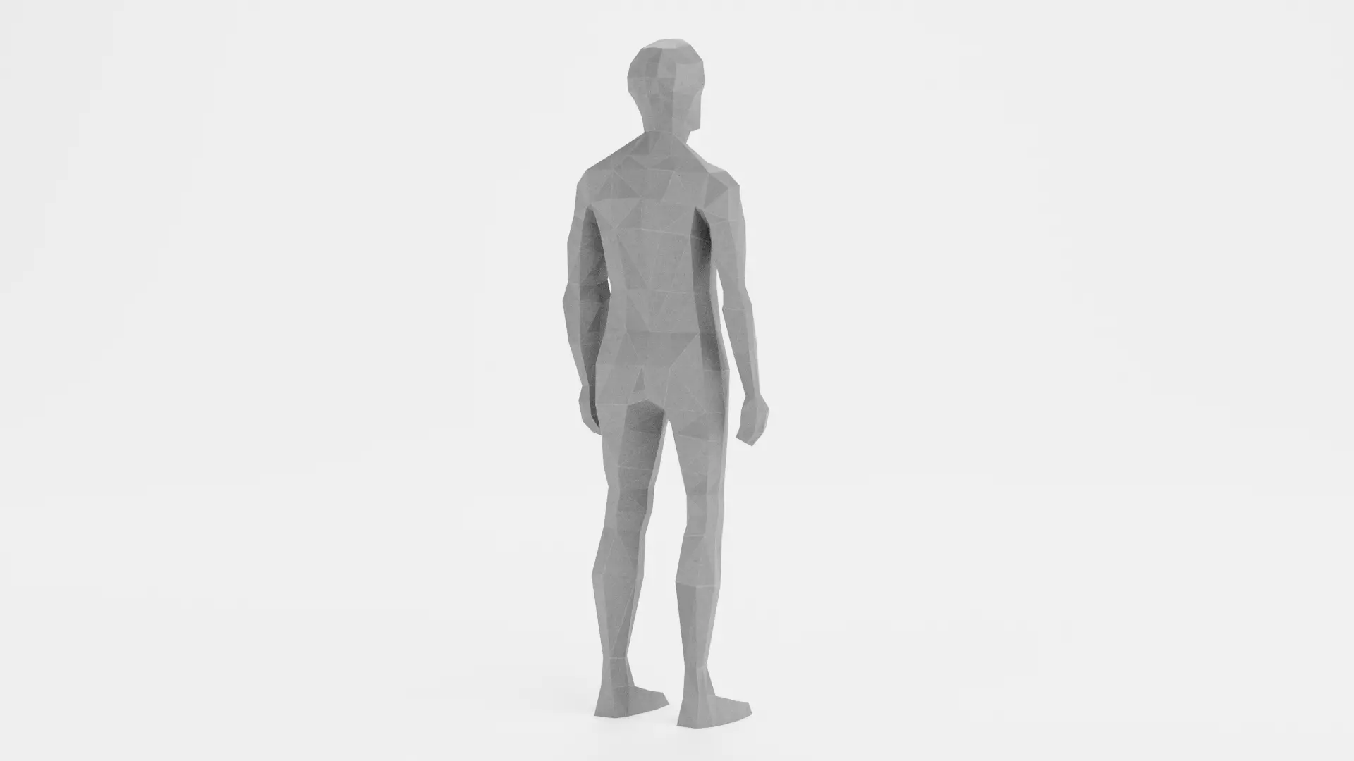 -Low Polygon Male Character- Low-poly 3D model_4