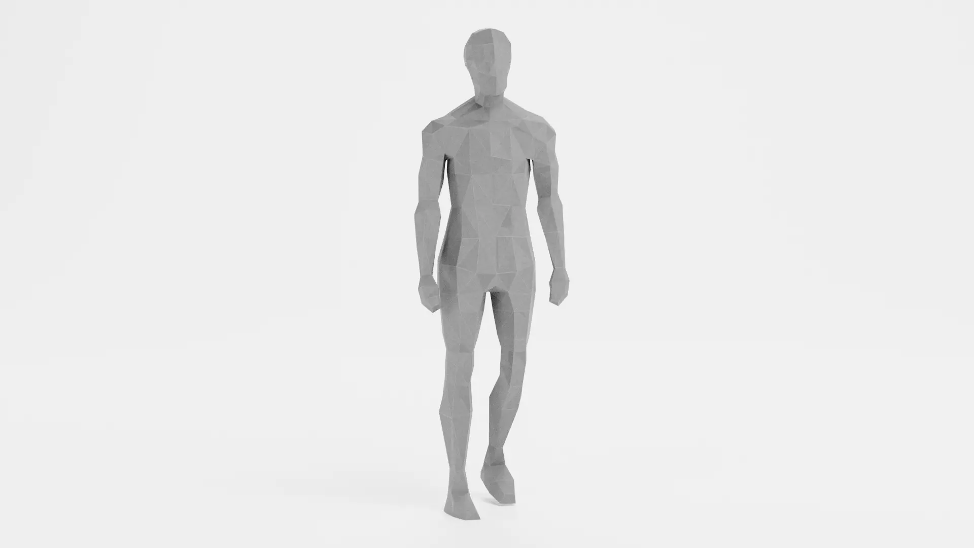 -Low Polygon Male Character Rigged- Low-poly 3D model_1