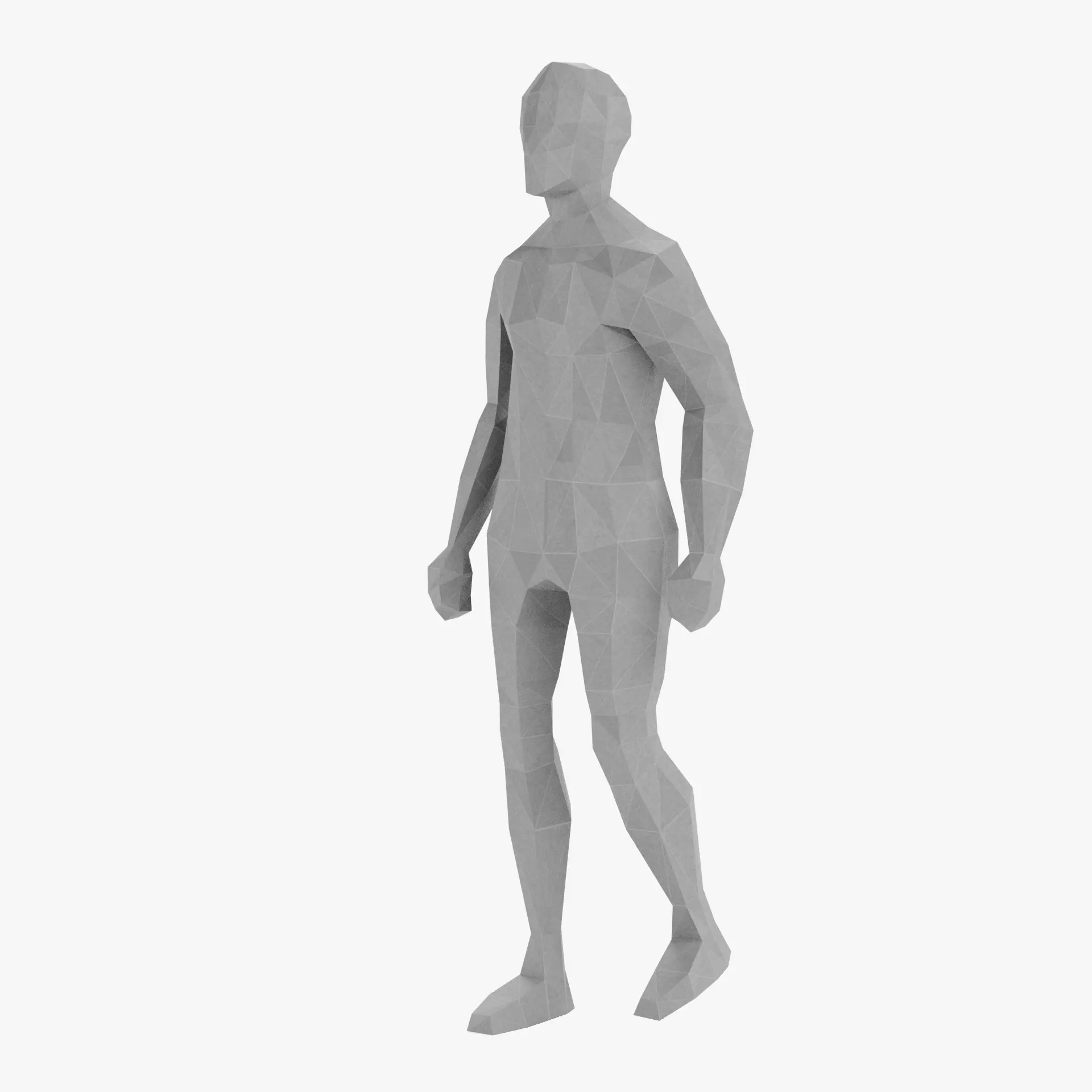 -Low Polygon Male Character Rigged- Low-poly 3D model_18