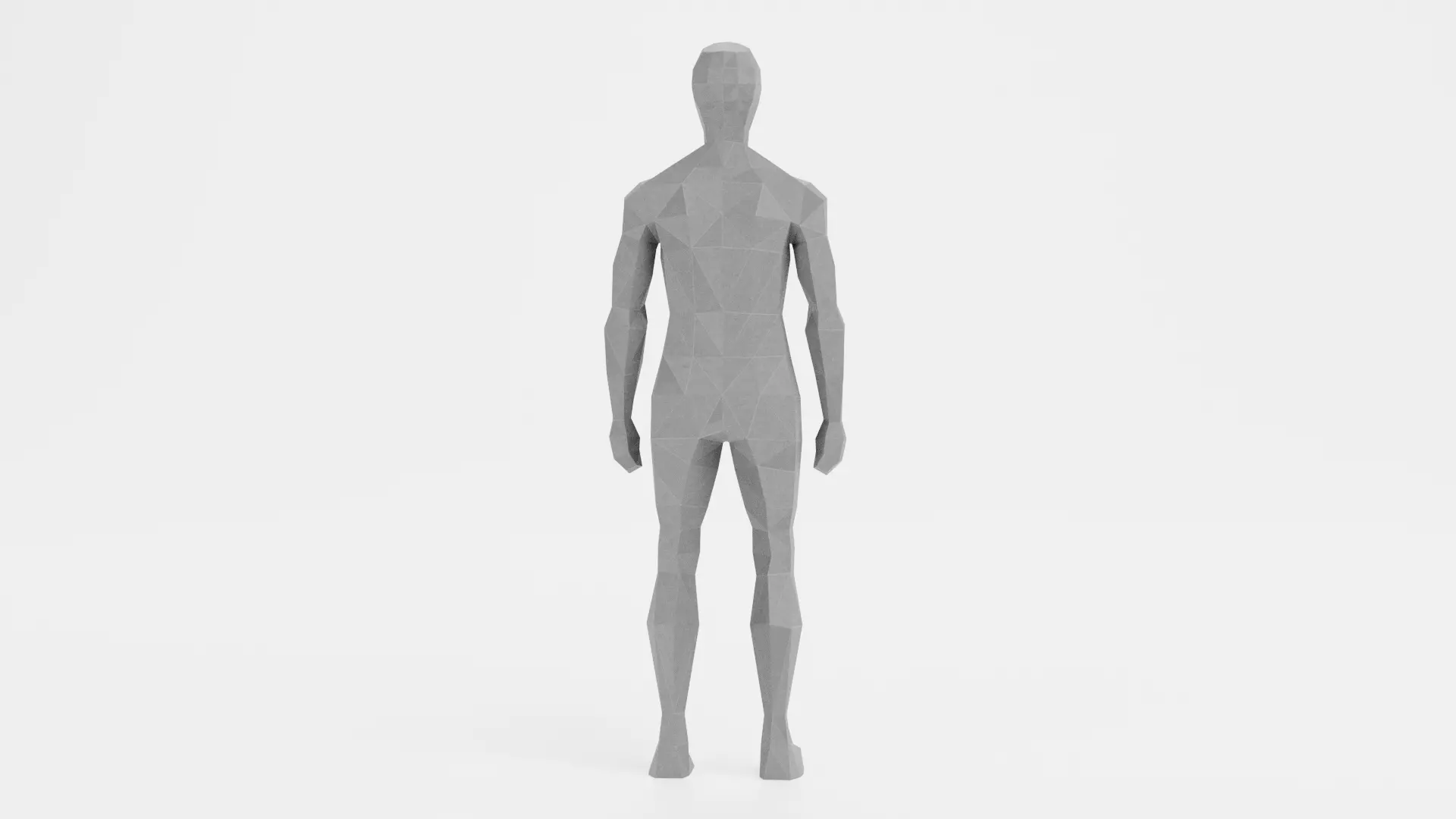 -Low Polygon Male Character Rigged- Low-poly 3D model_6