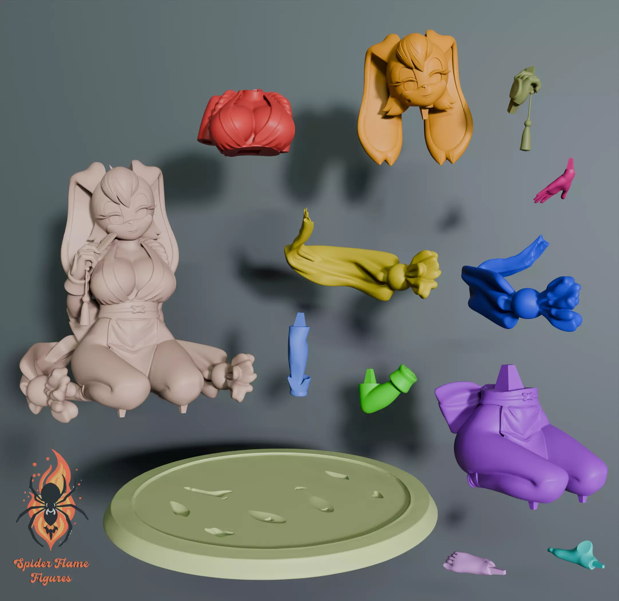 Vanilla Shiranui - Sonic the hedgehog 3D print model_2