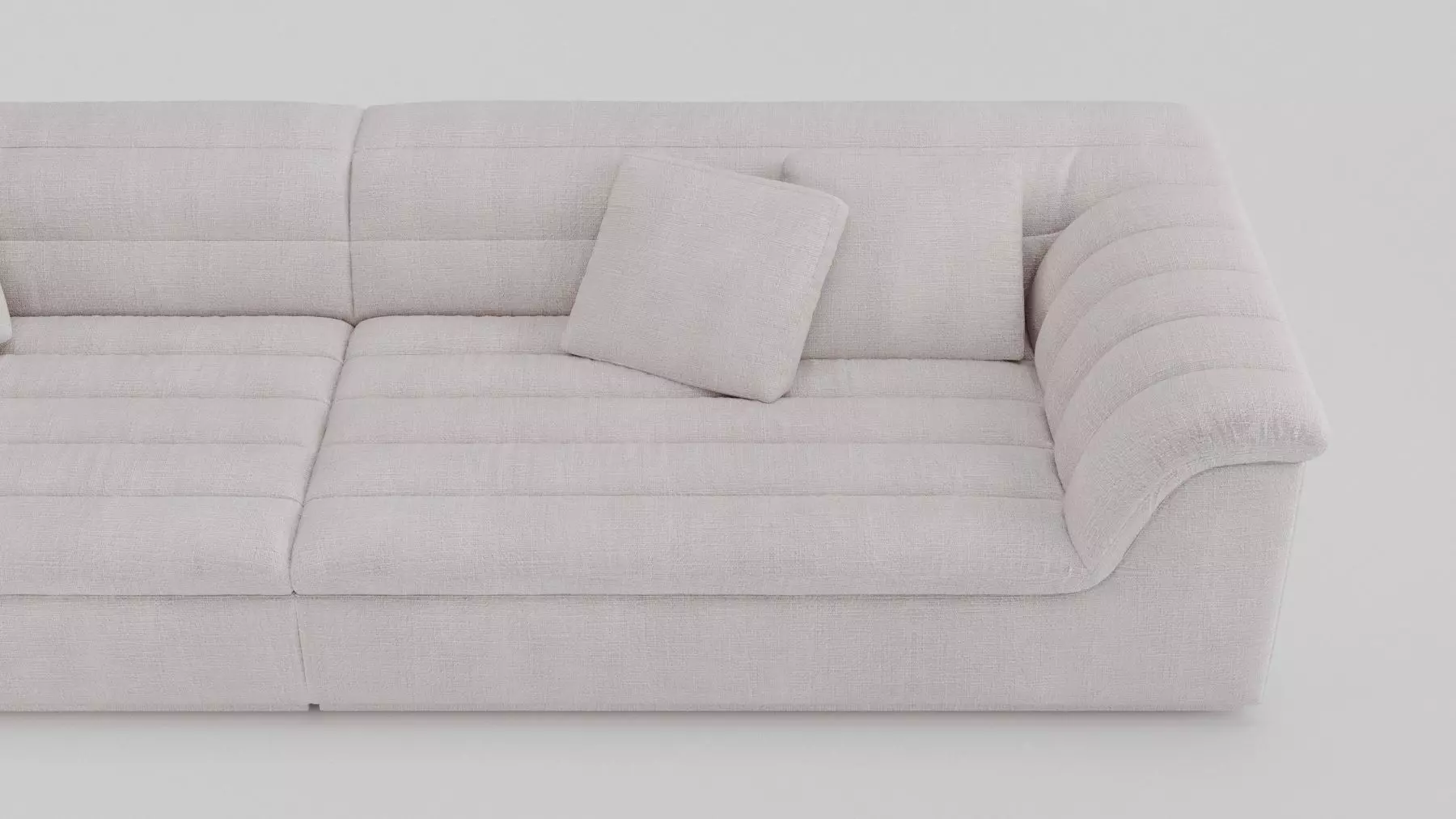 Float 4 Seat Sofa Ellison Studios 3D model_1