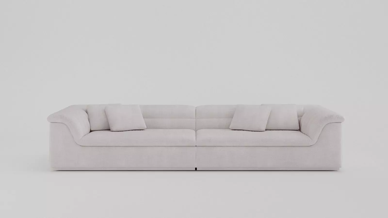 Float 4 Seat Sofa Ellison Studios 3D model_0