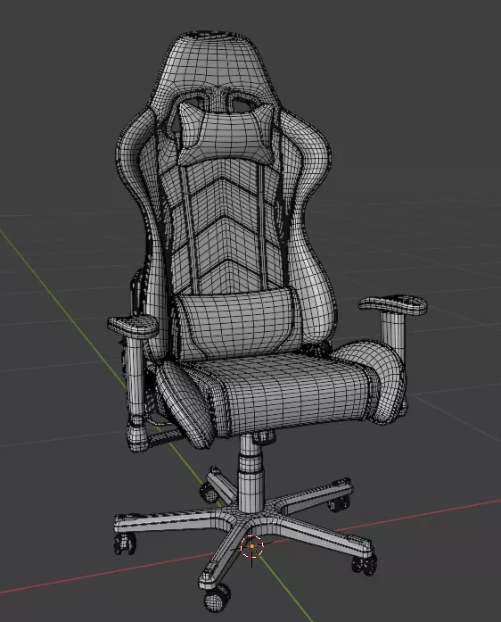 DXRacer Formula Series FE08 Gaming Chair - Base Model 3D model_6