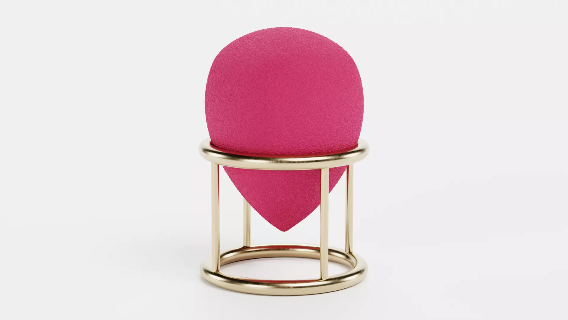 Makeup Blender - Cosmetic Sponge on Stand 3D model