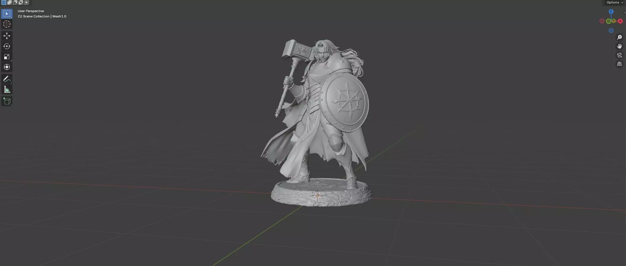 Sunforged Paladin 3D print model_1