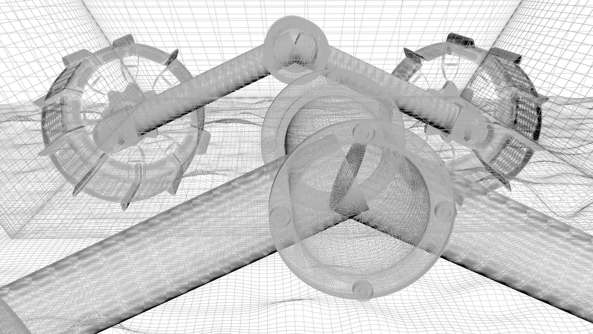 Moon Robot On The Moon 3D model_13