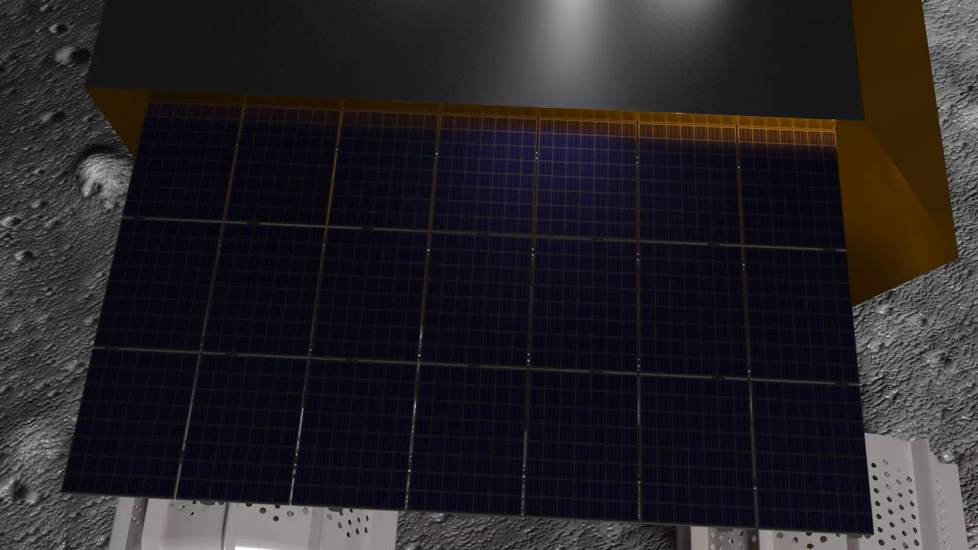 Moon Robot On The Moon 3D model_6