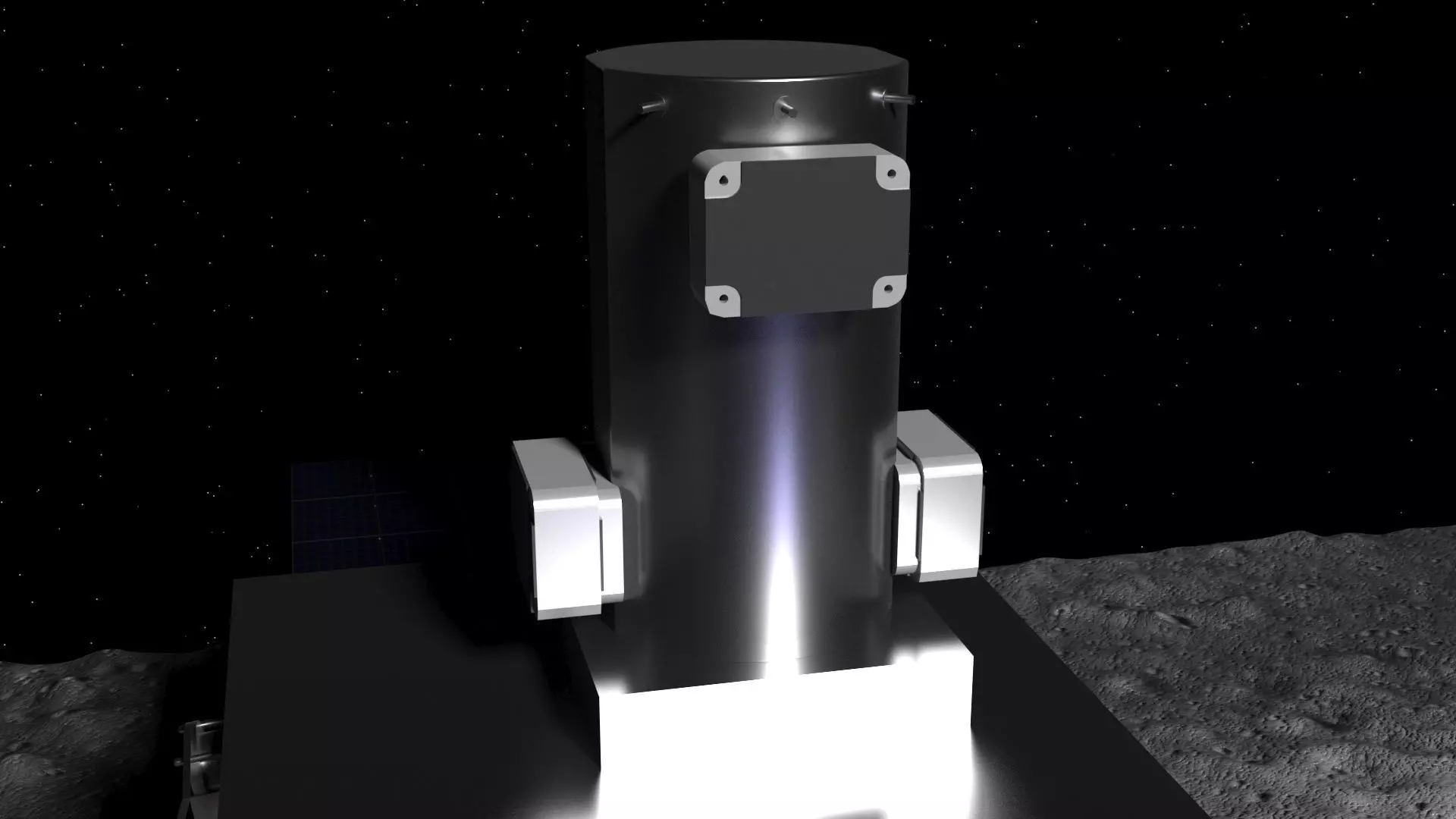 Moon Robot On The Moon 3D model_5