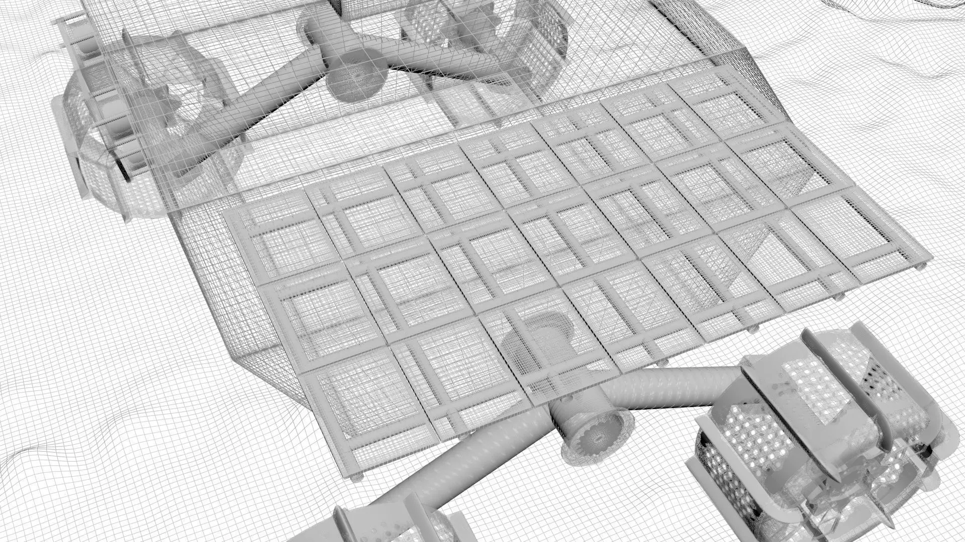 Moon Robot On The Moon 3D model_16