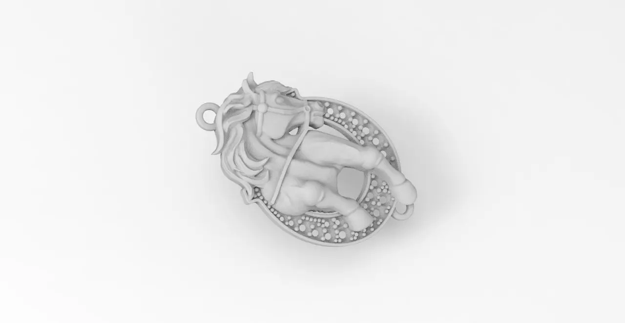 herraje caballo  3D print model_3