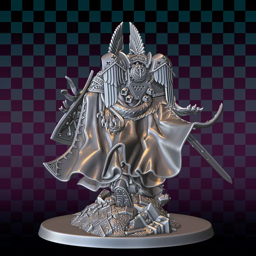 Space First Lion 3D print model_4