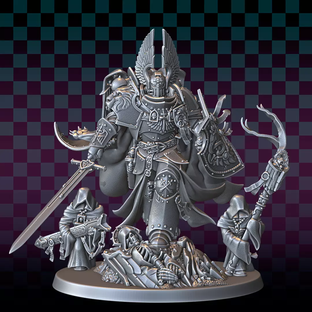 Space First Lion 3D print model_1