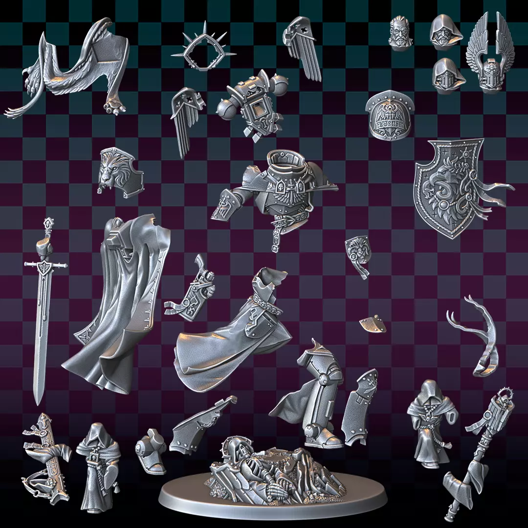 Space First Lion 3D print model_6