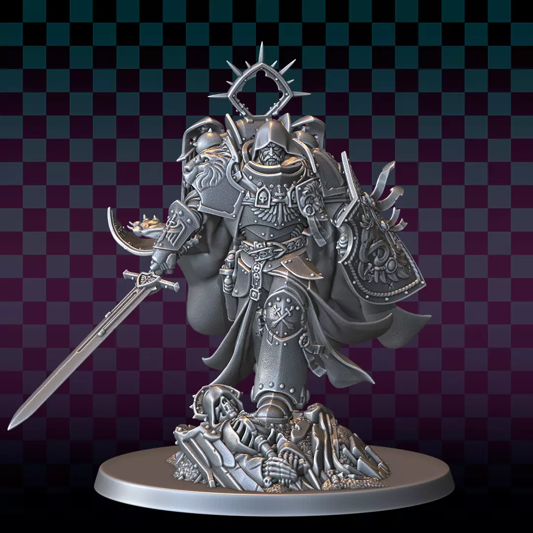 Space First Lion 3D print model_0